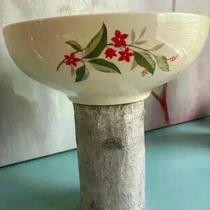 Vintage Universal Cambridge Woodvine Flower Ceramic Kitchen Floral Mixing Bowl